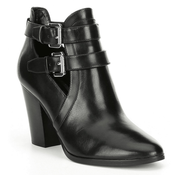 michael michael kors walden leather bootie
